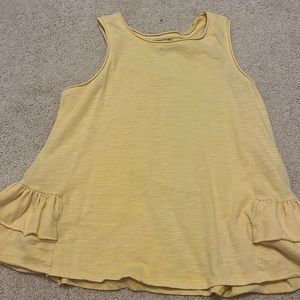 Yellow wonderly small yellow tank top
